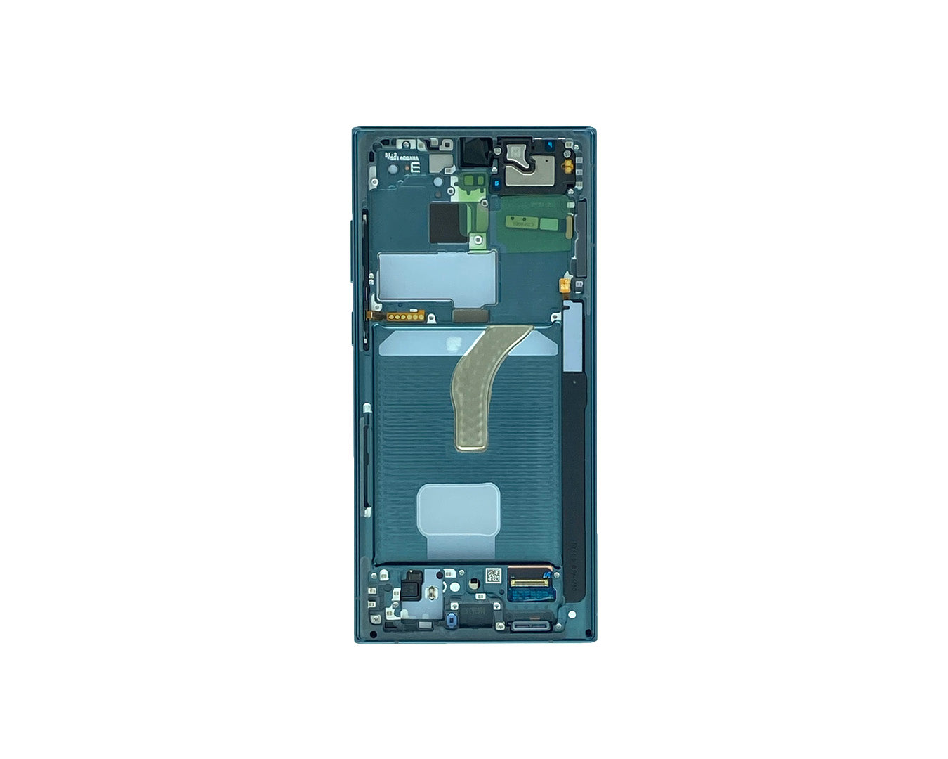 Samsung Galaxy S22 Ultra S908B Écran et numériseur avec cadre Vert Service Pack