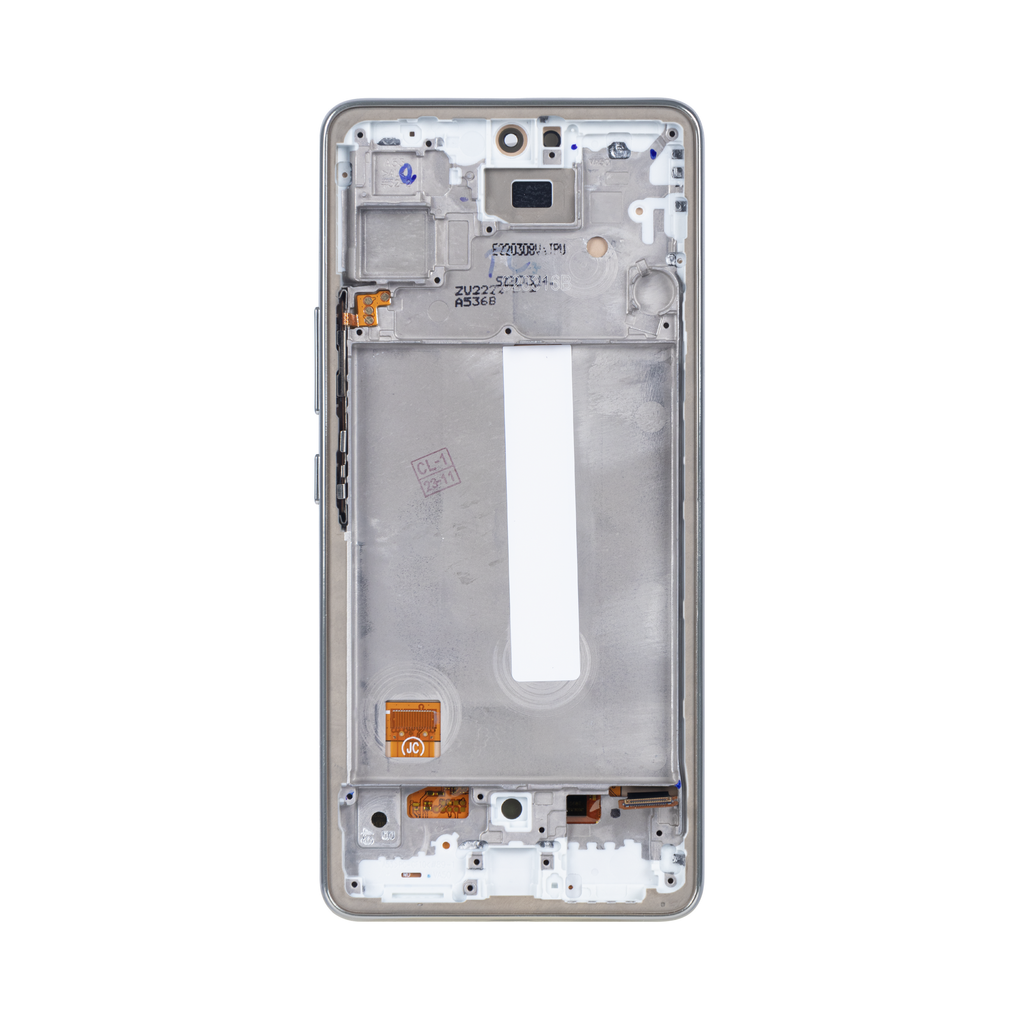 Samsung Galaxy A53 5G A536B Ecran et Digitizer Avec Cadre Blanc Soft-OLED