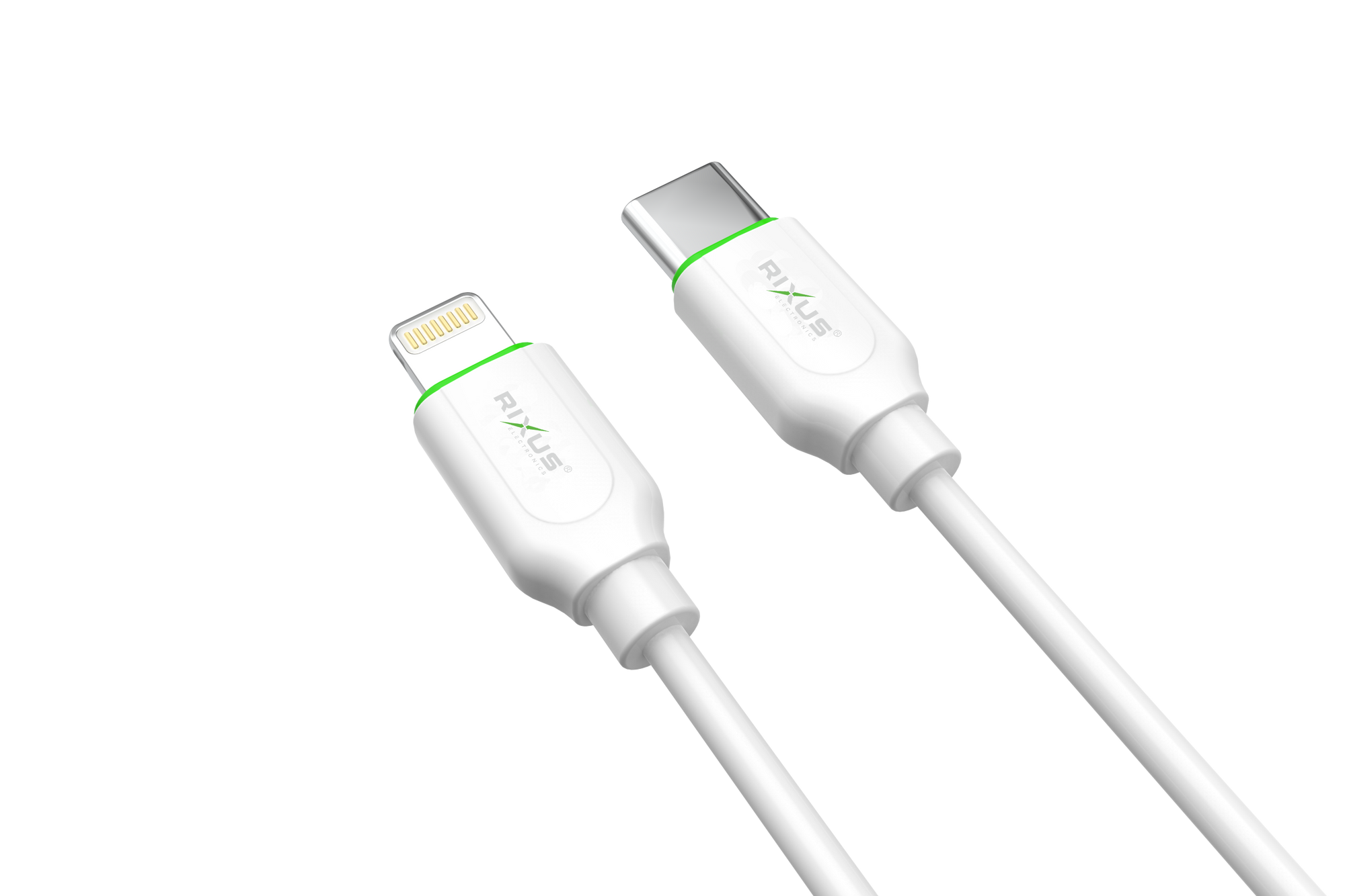 Rixus RX2023 Data Synch & Fast Charge 2M Blanc