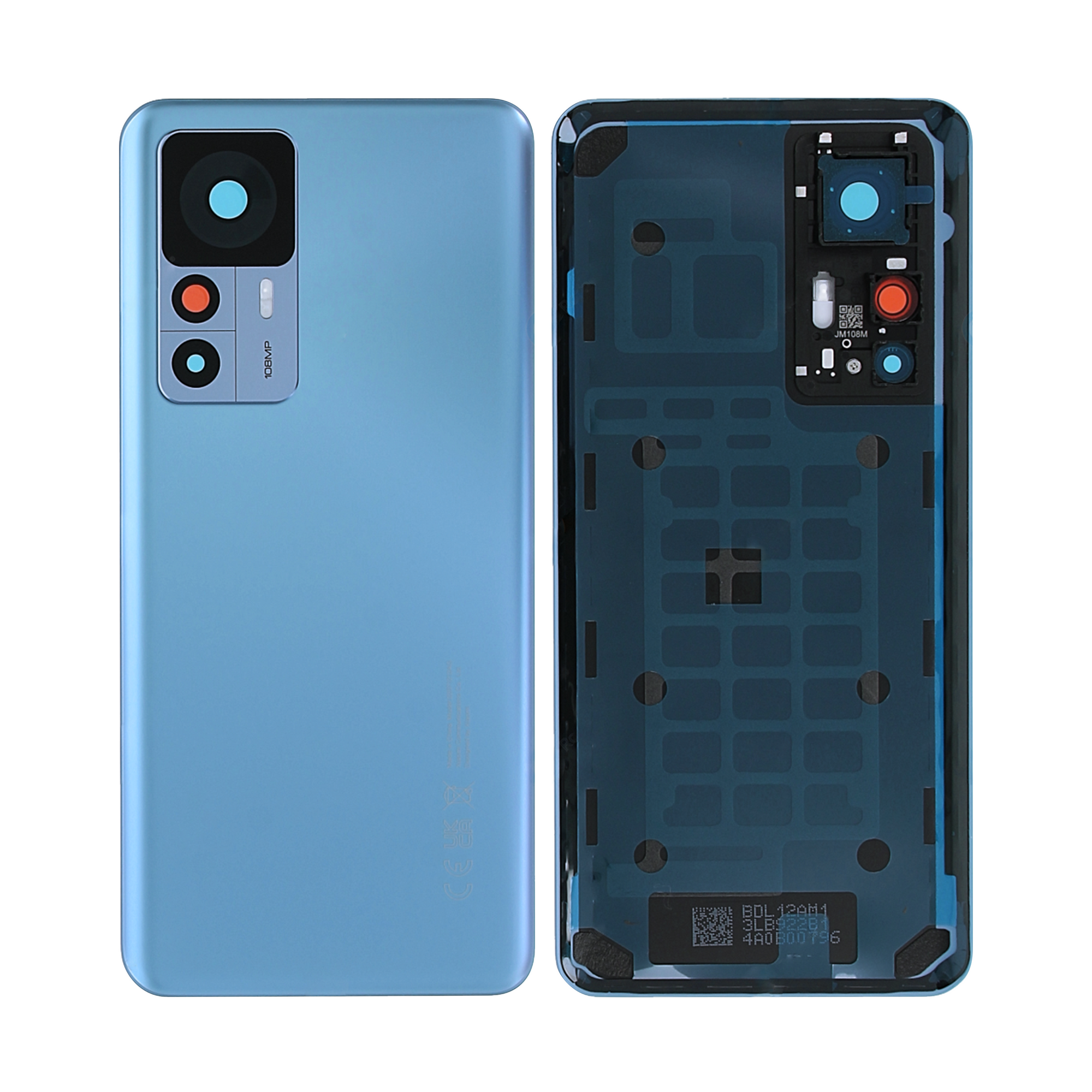 Xiaomi 12T (22071212AG) Coque arrière bleue avec lentille