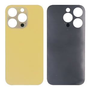Pour iPhone 14 Pro Extra Glass Gold (Cadre agrandi de l'appareil photo)