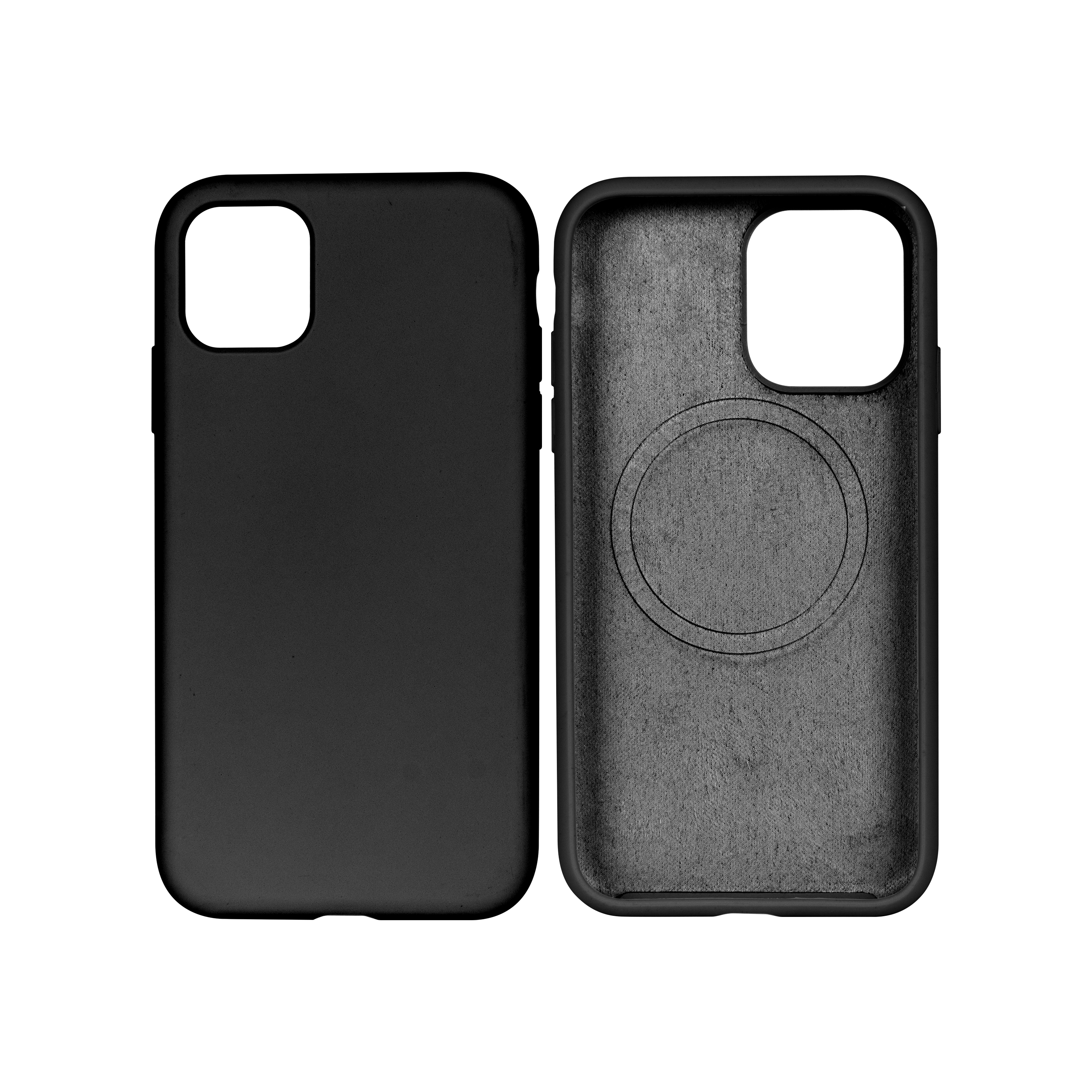 Rixus For iPhone 11 Pro Soft TPU Phone Case With MagSafe Noir