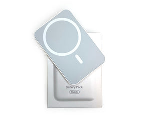 Pour iPhone 12, 13, 14, 15 Series Battery Pack Magnetic Charging White