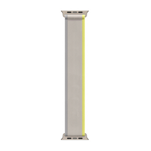 Pour Apple Watch 38mm, 40mm, 41mm Bracelet Nylon Trail Loop Jaune/Beige Boîte de vente au détail