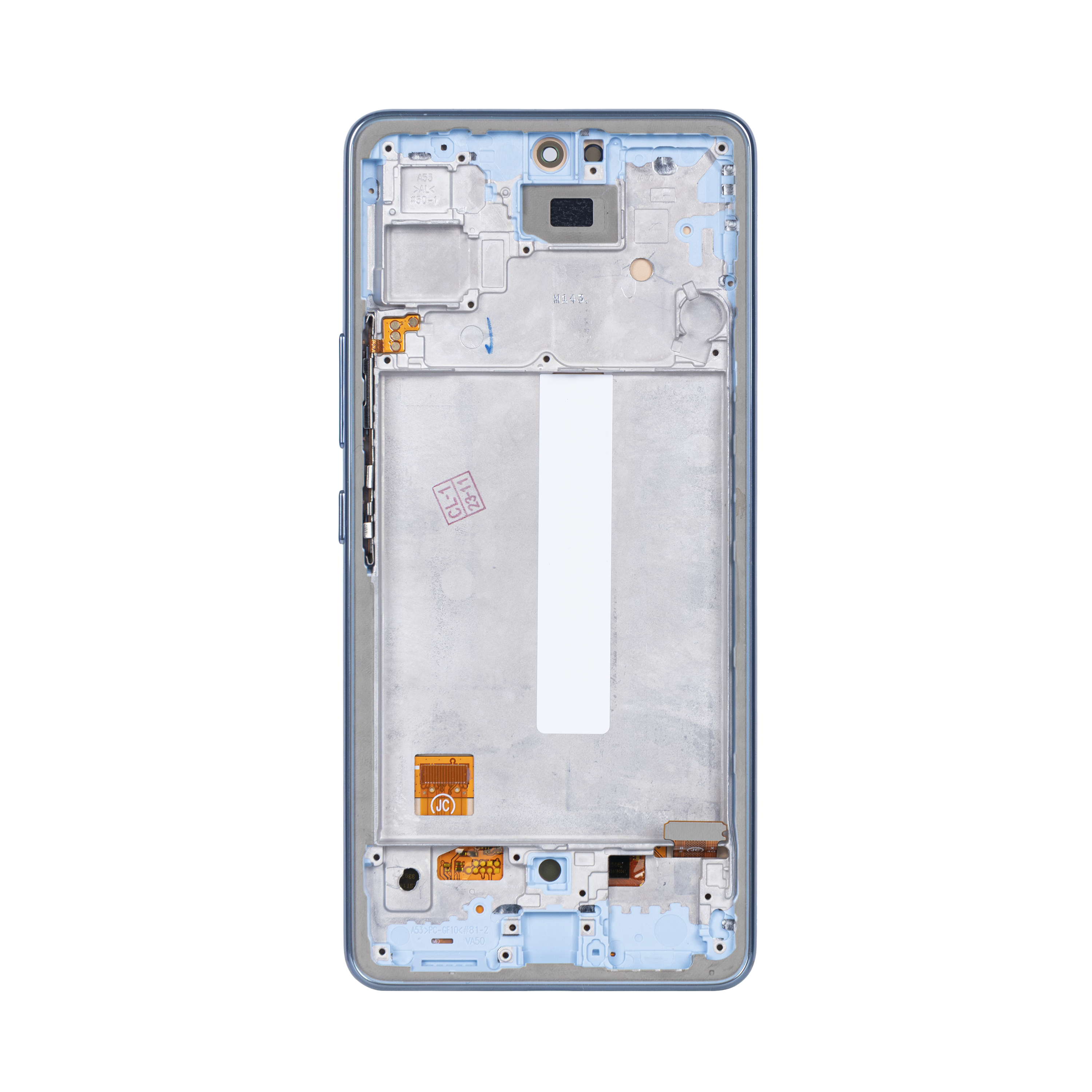 Samsung Galaxy A53 5G A536B Ecran et numériseur avec cadre Bleu Soft-OLED