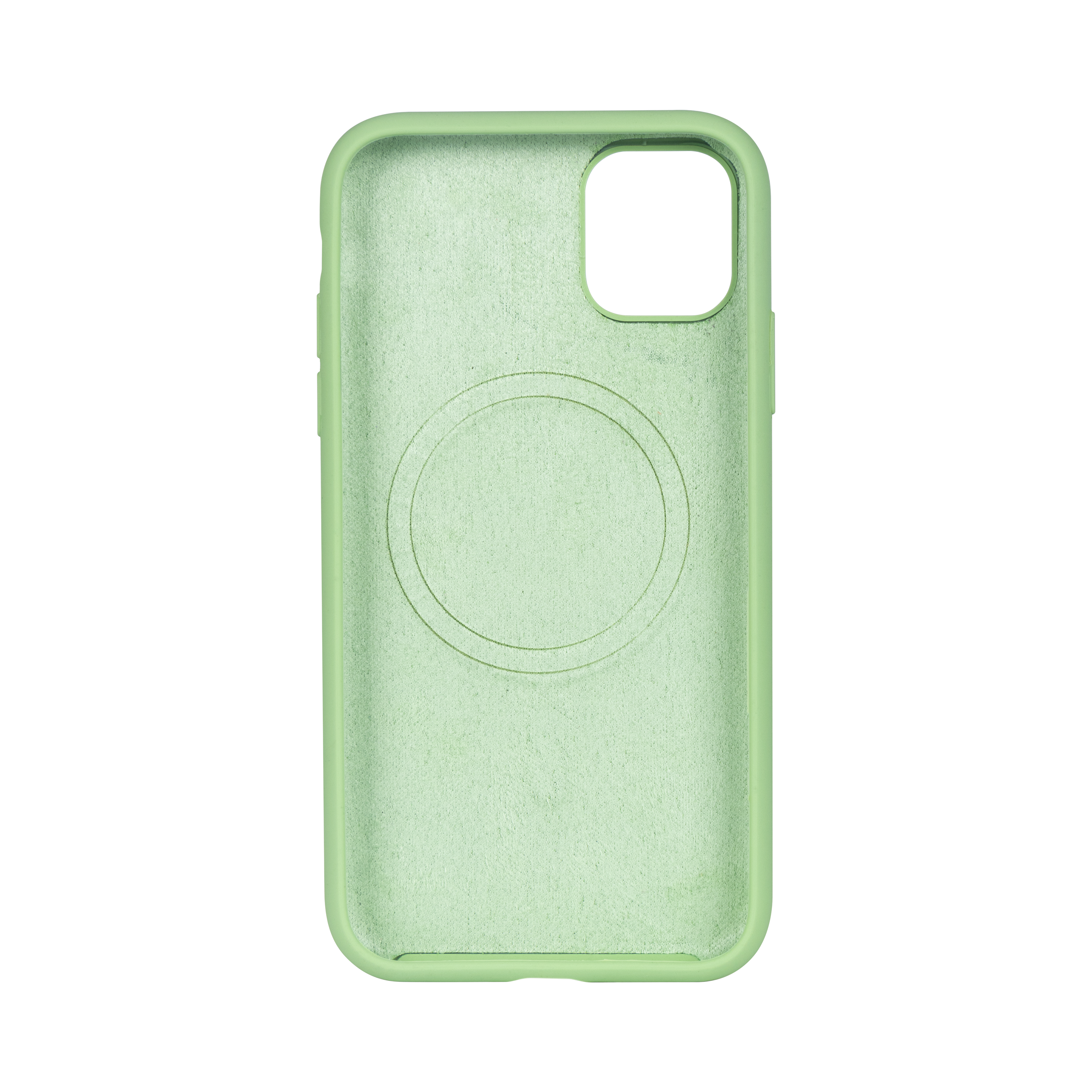 Rixus pour iPhone 12, 12 Pro Coque en TPU souple avec MagSafe Matcha