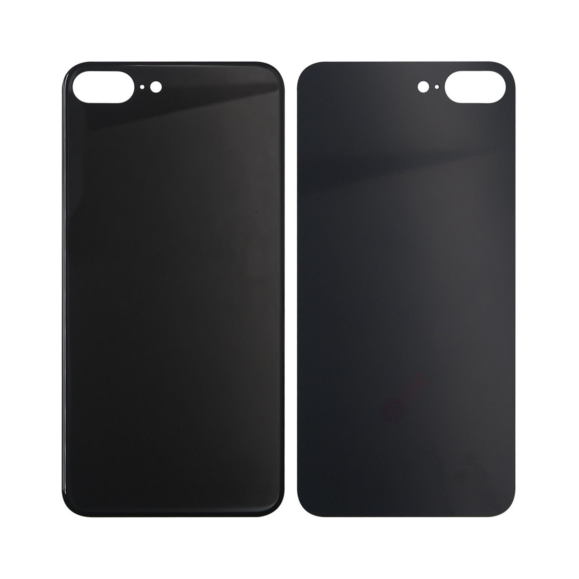 Pour iPhone 8 Plus Extra Glass Noir (Cadre de l'appareil photo élargi)