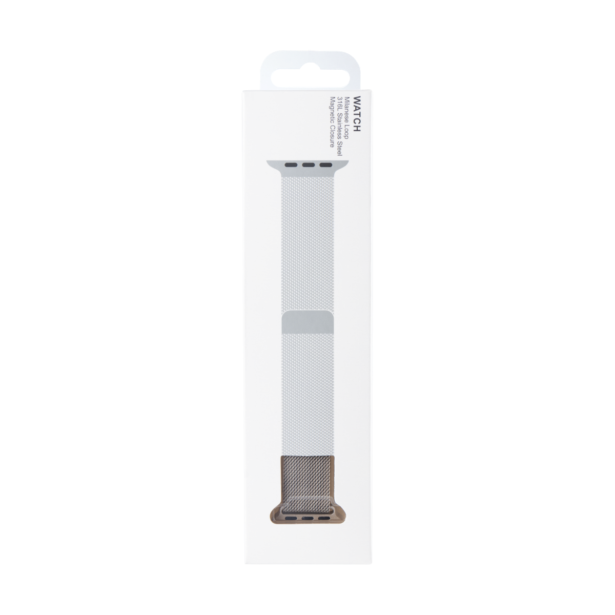 Pour Apple Watch 42mm, 44mm, 45mm, 49mm Bracelet boucle milanaise 7ème génération Starlight