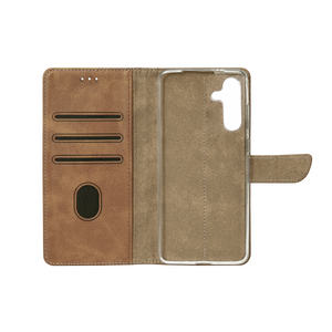 Bibliothèque Rixus pour Samsung Galaxy A54 5G A546B Light Brown