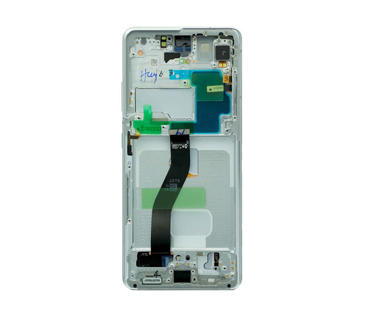Samsung Galaxy S21 5G Ultra G998B Écran et numériseur avec cadre Phantom Silver Service Pack