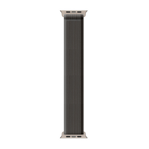 Pour Apple Watch 42mm, 44mm, 45mm, 49mm Bracelet Nylon Trail Loop Noir/Gris Boîte de vente au détail