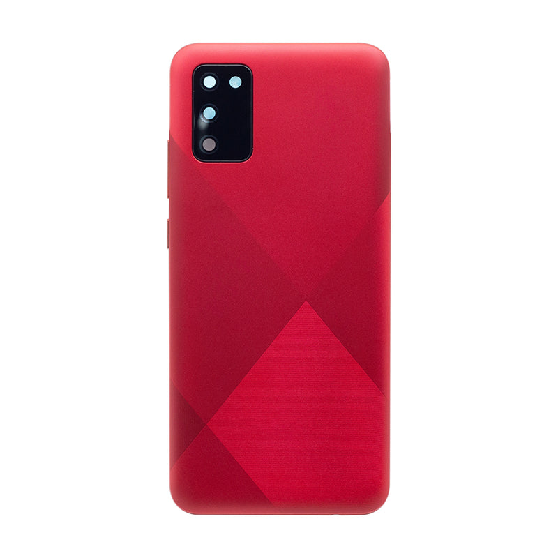 Samsung Galaxy A02s A025F Back Cover Rouge avec lentille (OEM)