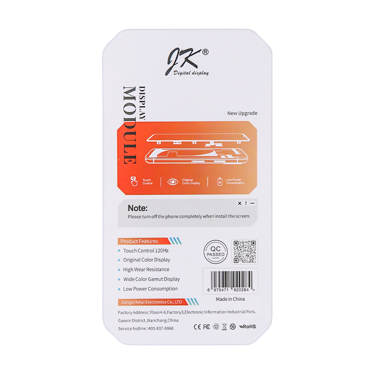 JK Pour iPhone 11 Pro Max Ecran Soft-OLED