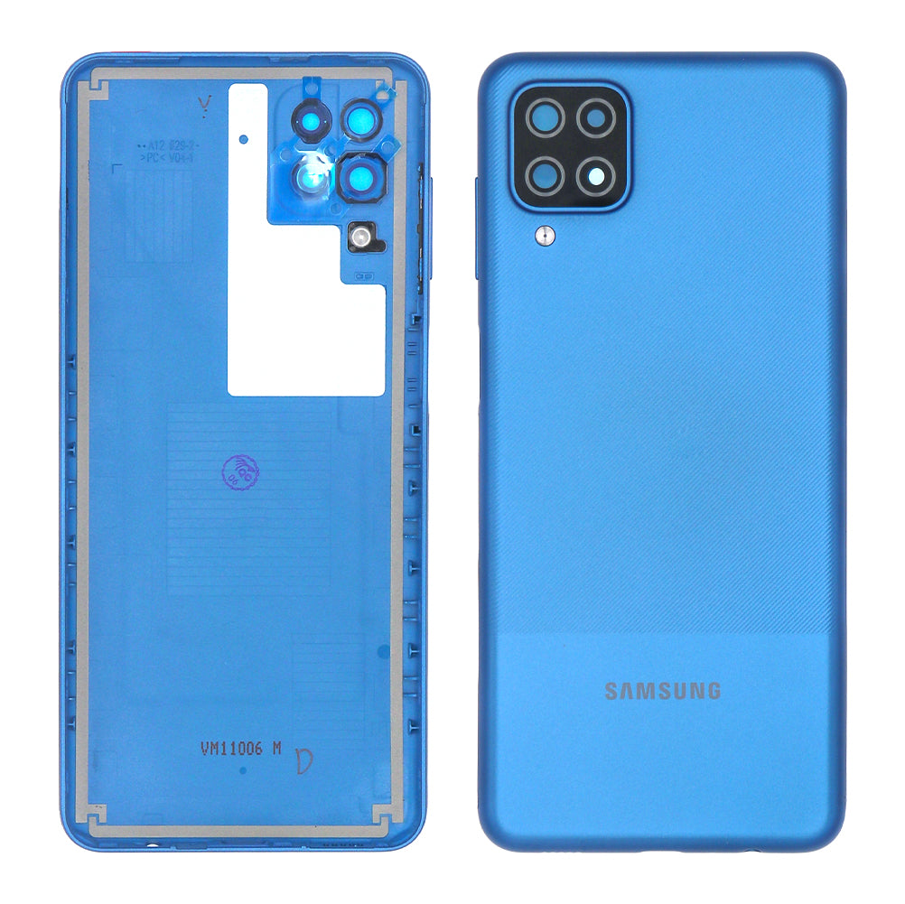 Samsung Galaxy A12 Nacho A127F Coque arrière bleue avec lentille (OEM)