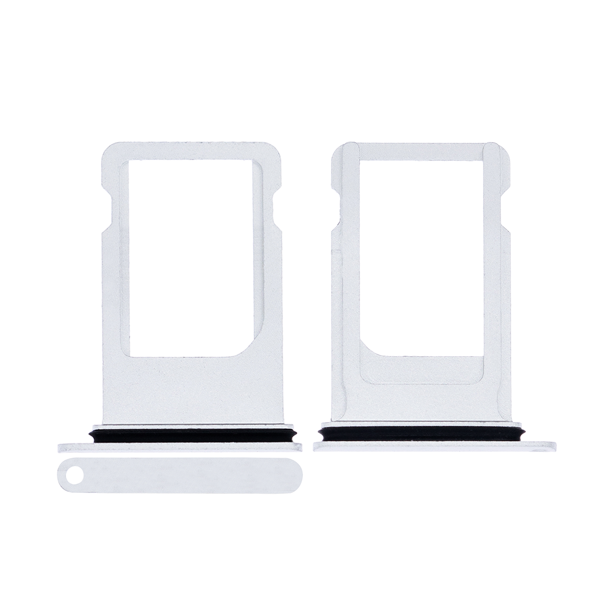 Pour iPhone 8 Plus Sim Card Holder Argent