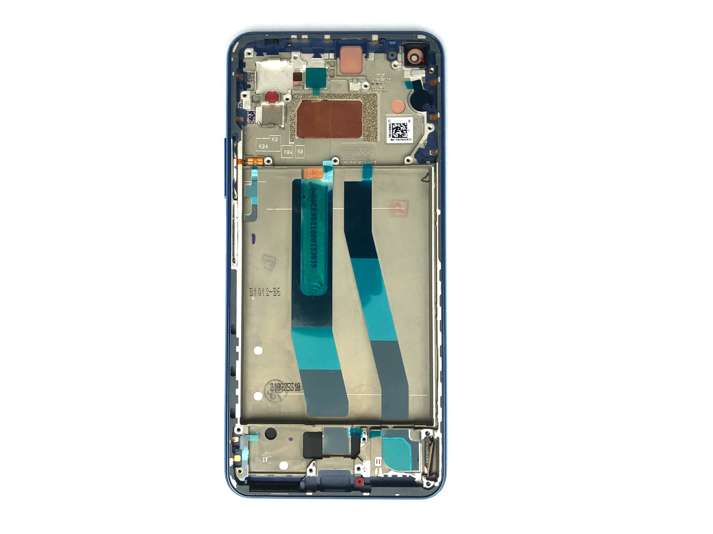 Xiaomi Mi 11 Lite 4G Display With Frame Bleu