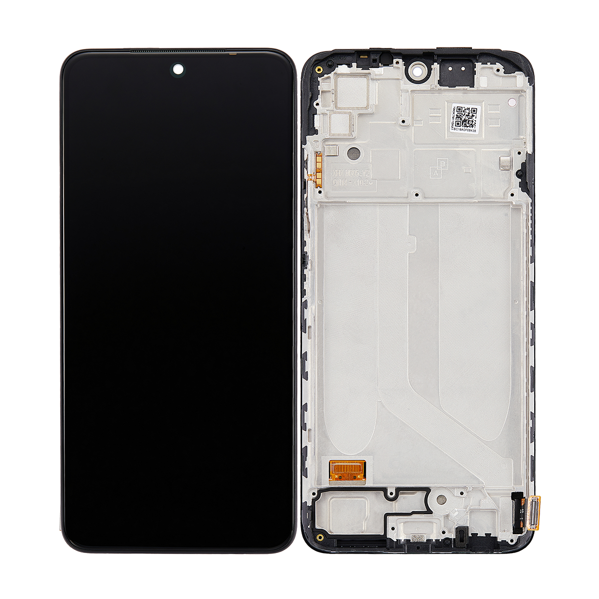 Xiaomi Redmi Note 10, Note 10S Ecran et numériseur avec cadre gris onyx OEM