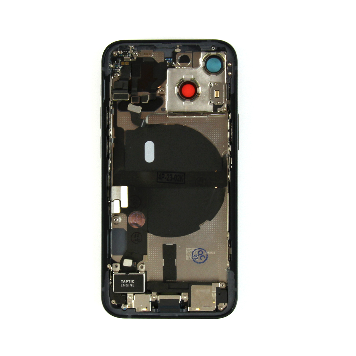 Pour iPhone 13 Mini Boîtier complet avec toutes les petites pièces sans la batterie et la caméra arrière Minuit