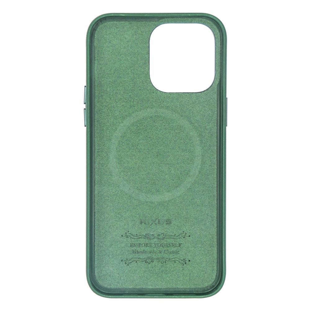 Rixus Classic 02 Case avec MagSafe Pour iPhone 14 Pro Max Vert
