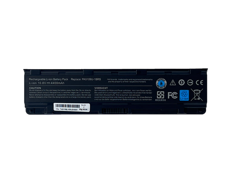 Toshiba 5109 Batterie pour ordinateur portable Noir (10,8V/4400mAh)