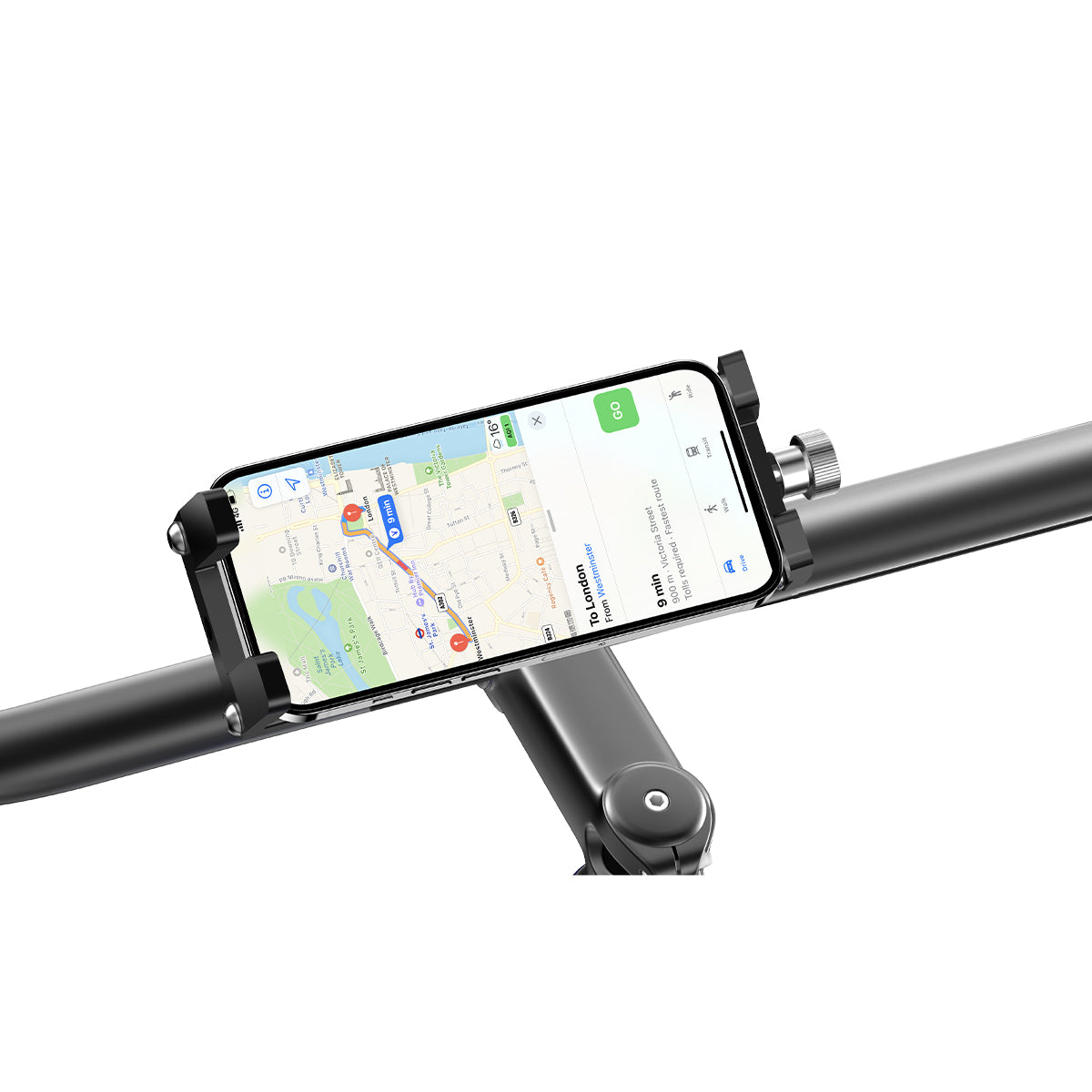 Rixus RXHB06 Support de téléphone pour vélo Noir