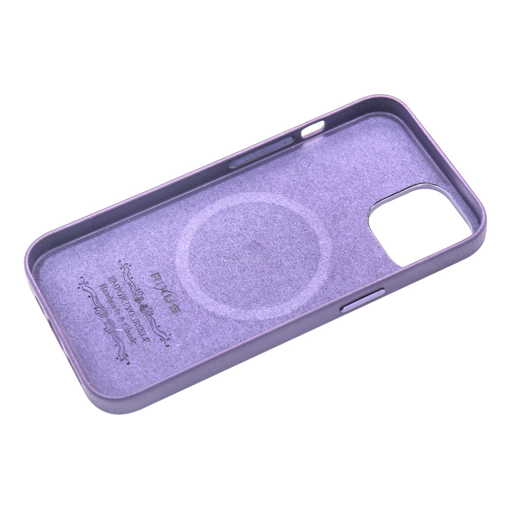 Rixus Classic 02 Case With MagSafe Pour iPhone 14 Plus Violet