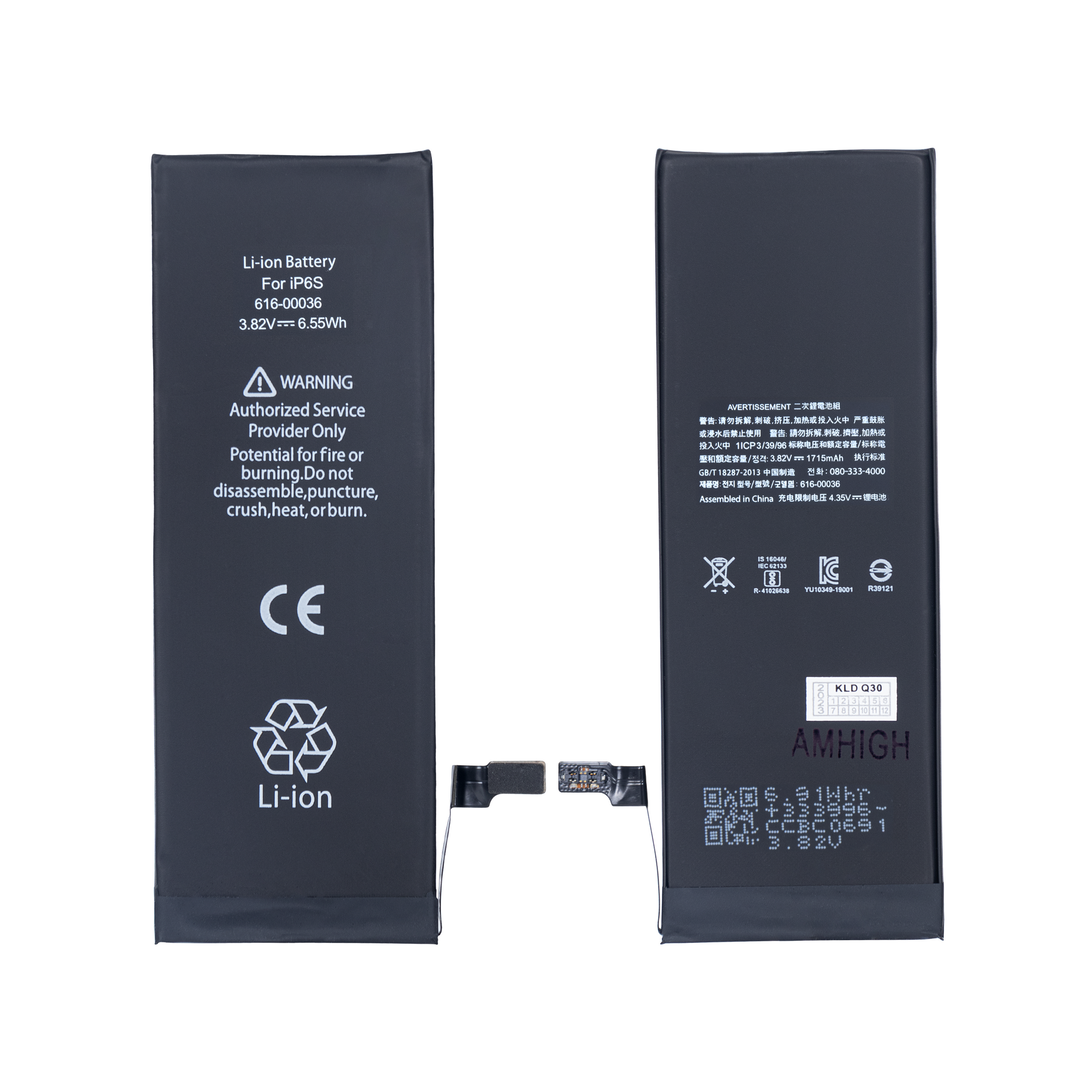 Pour iPhone 6S Batterie avec puce ZY