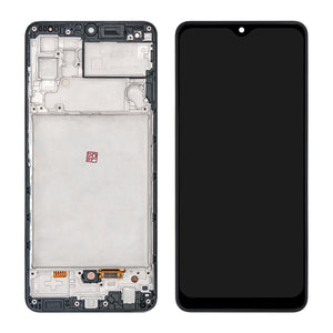 Samsung Galaxy M32 M325F Ecran et Numériseur Avec Cadre Noir Soft-OLED