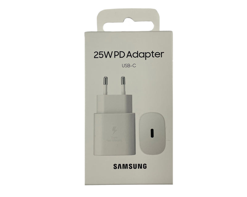Samsung Fast Charger USB-C 25W Blanc Original Retail Box