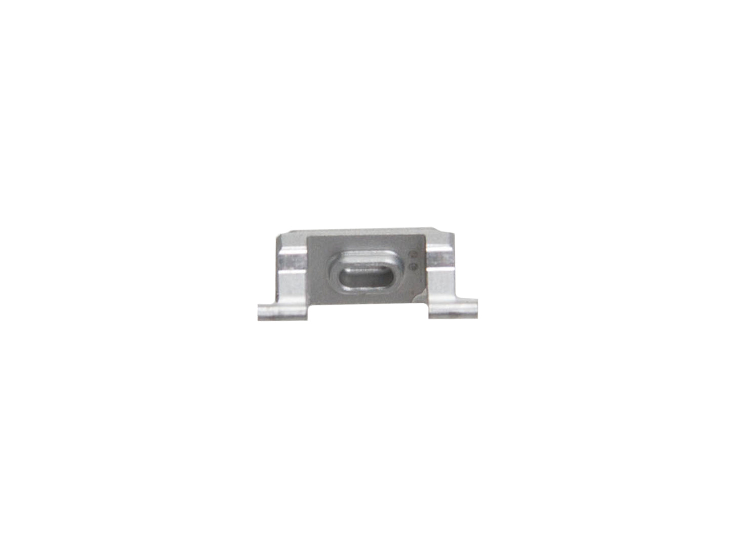 Pour iPhone 8 Plus Interrupteur de sourdine Argent