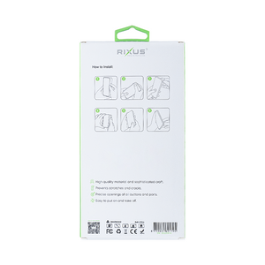 Rixus For iPhone 11 Anti-Burst Case Transparent