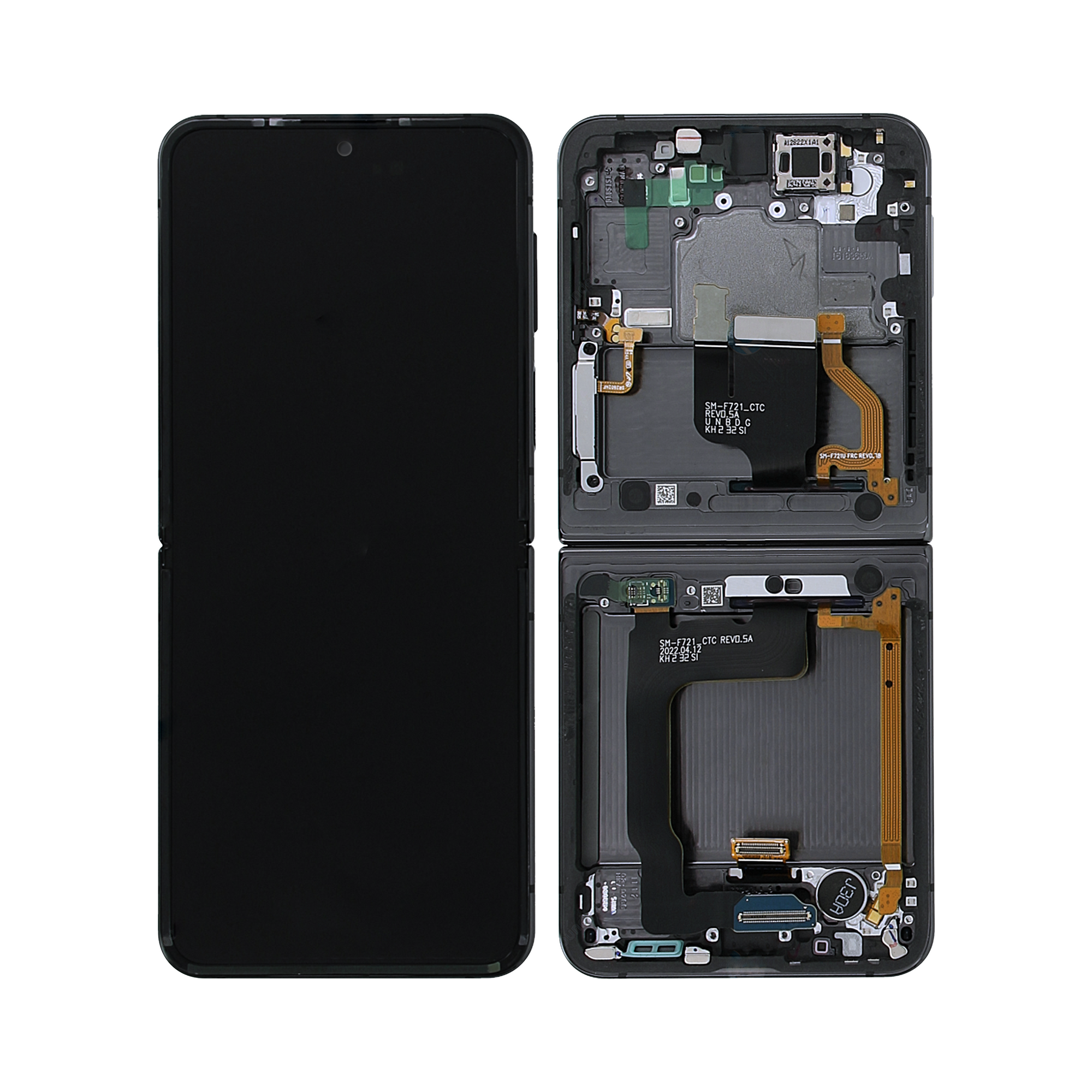 Samsung Galaxy Z Flip4 F721B Display And Digitizer With Frame Graphite (SP)