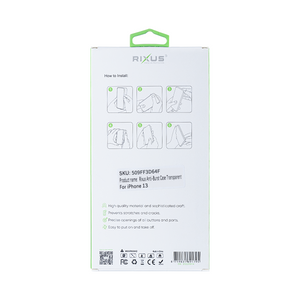Rixus For iPhone 13 Anti-Burst Case Transparent