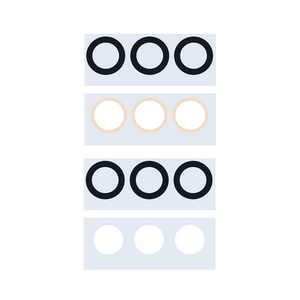 Samsung Galaxy S22 S901B Camera Lens Cover Set (3pcs) Compatible