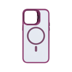 Rixus Classic 03 Case With MagSafe For iPhone 14 Pro Dark Pink