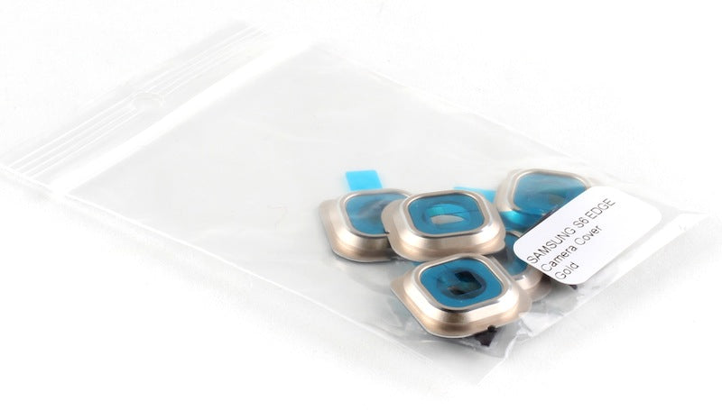 Samsung Galaxy S6 Edge G925F Camera cover Set Gold (5pc)