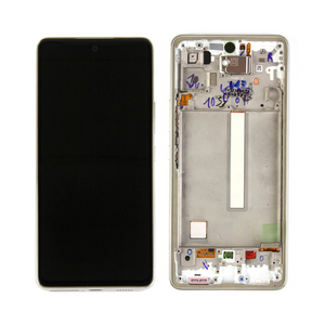 Samsung Galaxy A53 5G A536B Display And Digitizer With Frame White (SP)