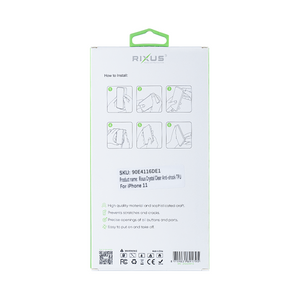 Rixus For iPhone 11 Crystal Clear Anti-shock TPU With MagSafe