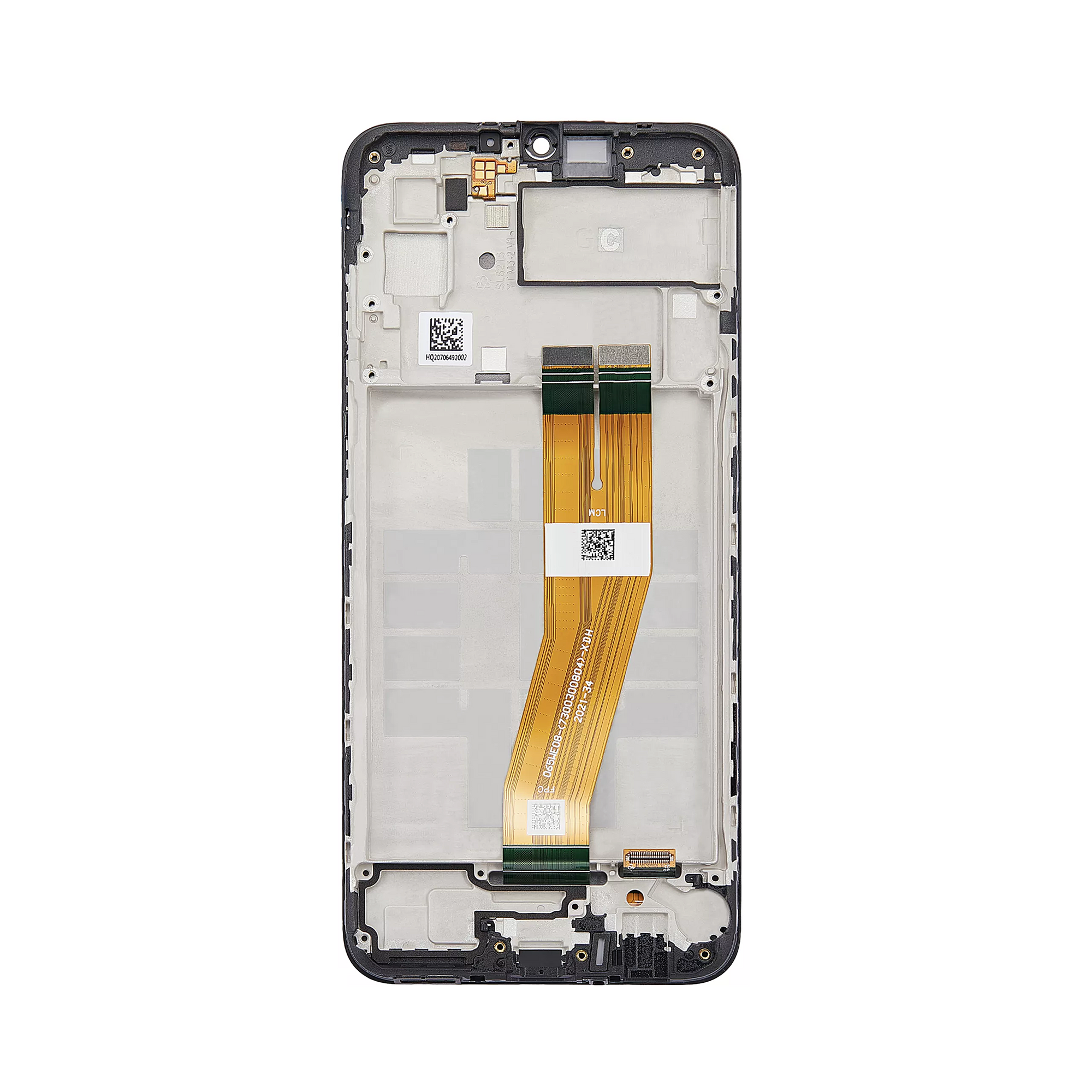 Samsung Galaxy A03 A035F Display And Digitizer With Frame Black Service Pack (Non EU)