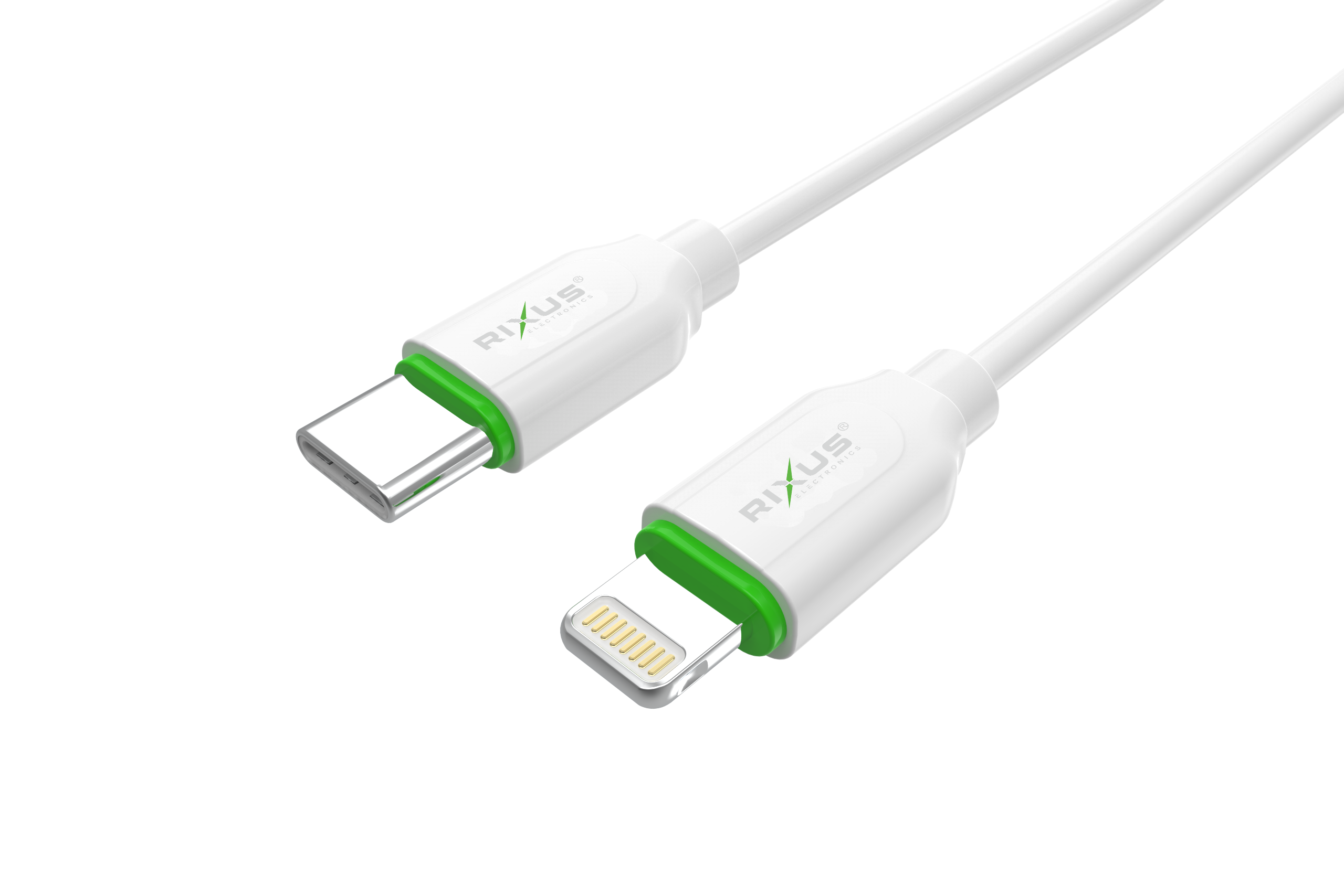 Rixus RX2022 Data Sync And Fast Charge Cable Type-C To Lightning 100CM
