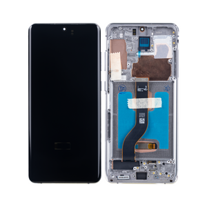 Samsung Galaxy S20 Plus G985F, S20 Plus 5G G986F Display And Digitizer With Frame Grey Soft-OLED