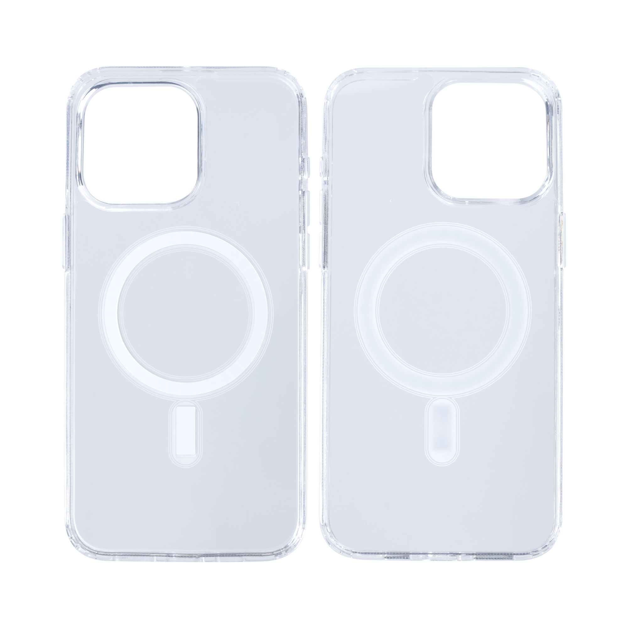 Rixus For iPhone 15 Pro Max Magnetic Clear Case