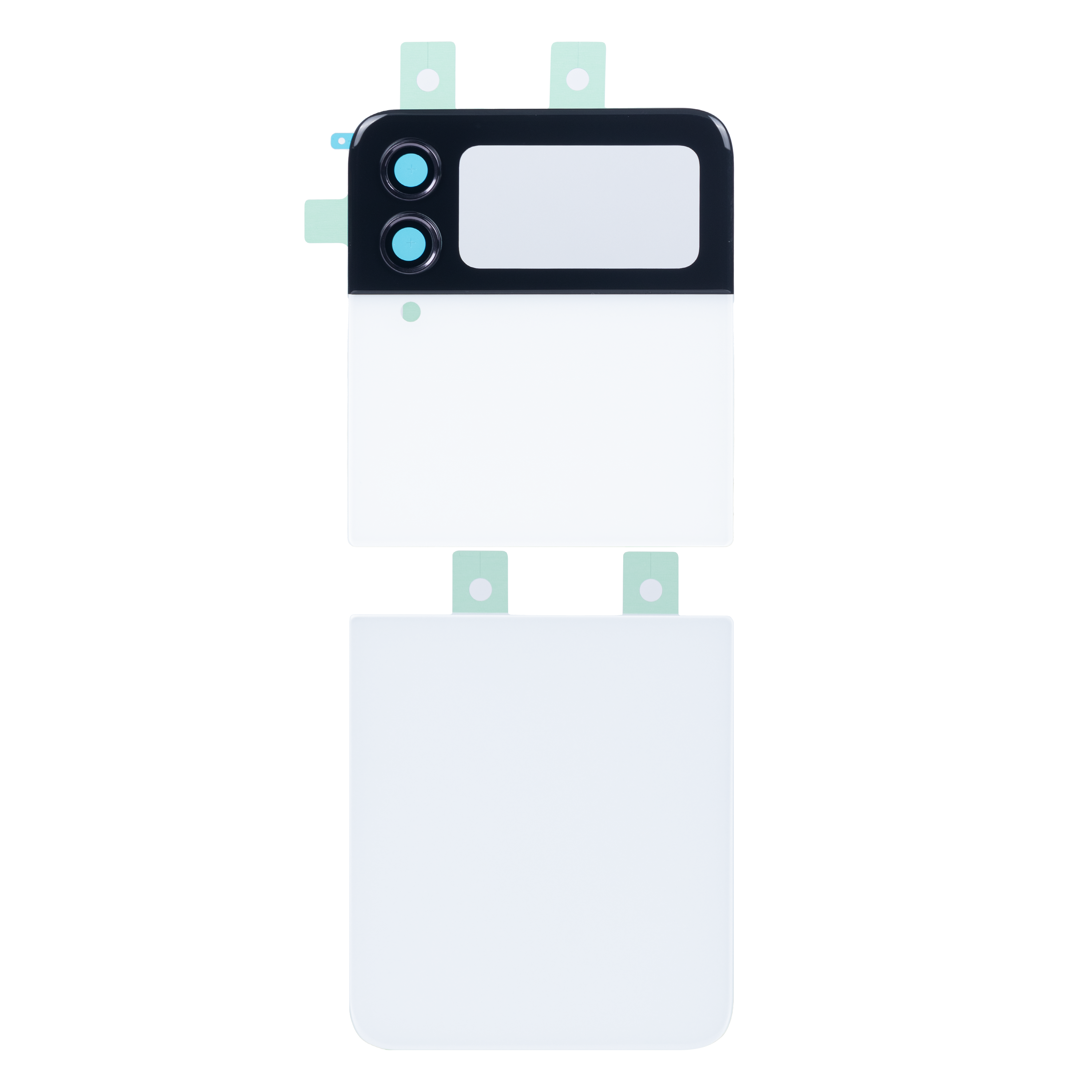 Samsung Galaxy Z Flip4 5G F721B Back Cover White With Lens (OEM)
