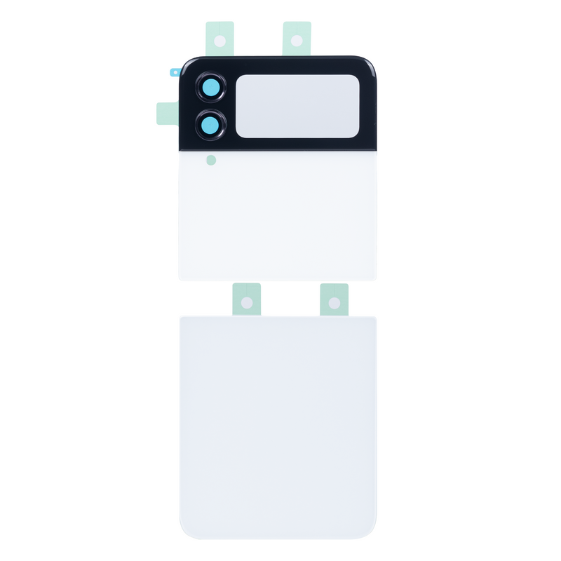Samsung Galaxy Z Flip4 5G F721B Back Cover White With Lens (OEM)