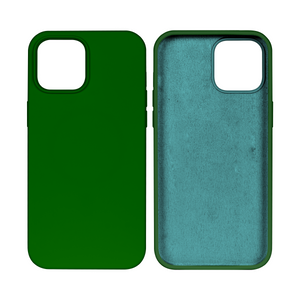 Rixus For iPhone 15 Soft TPU Phone Case Dark Green