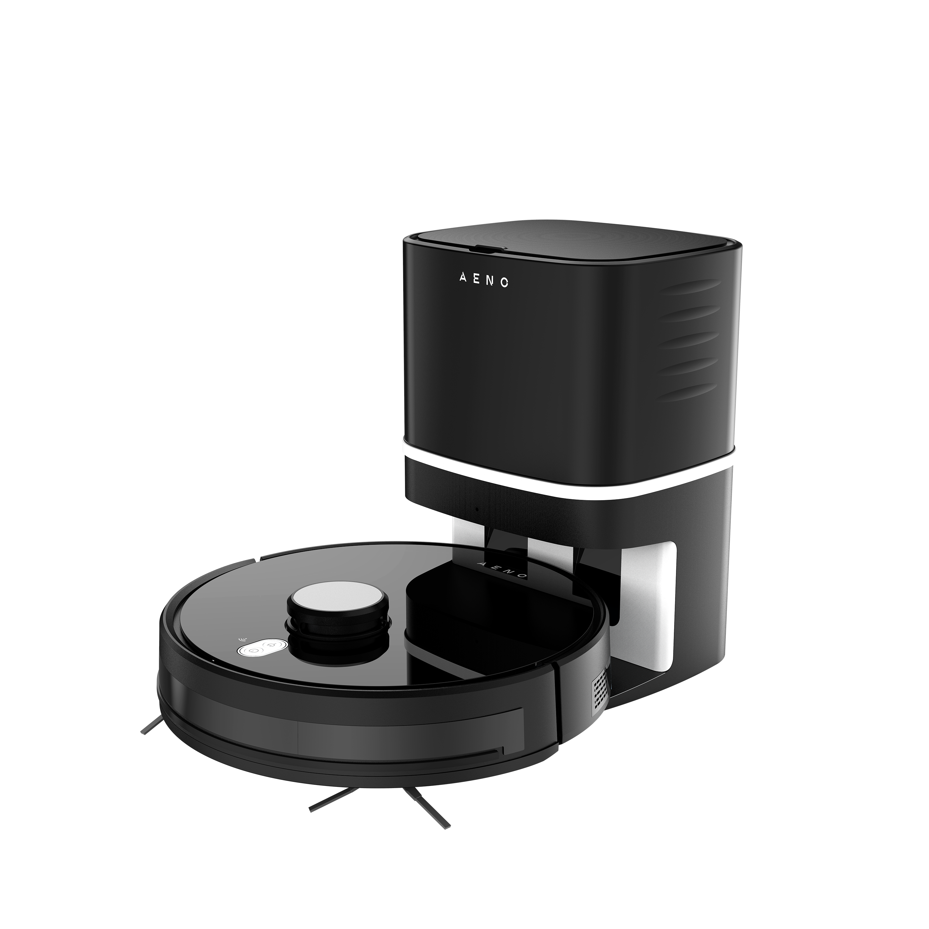 Aeno RC1S Robot Vacuum Cleaner With Automatic Dust Removal Station Black