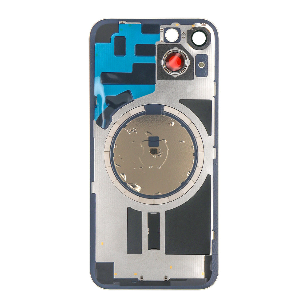 For iPhone 14 Plus Extra Glass Red (Enlarged Camera Frame)