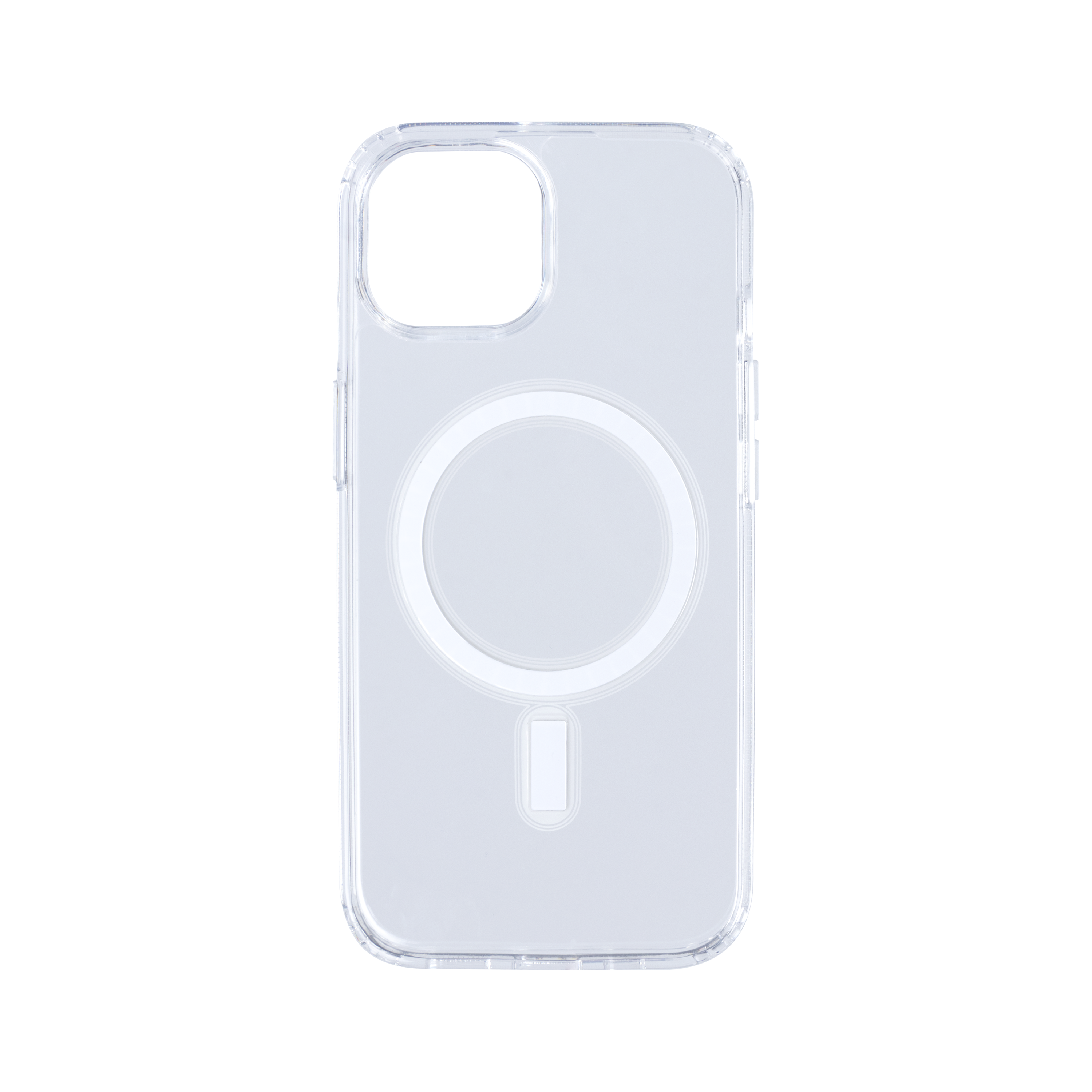 Rixus For iPhone 15 Magnetic Clear Case