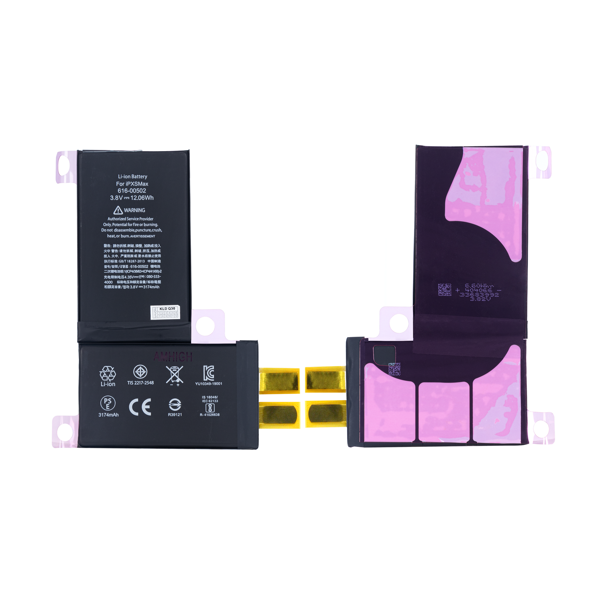 For iPhone Xs Max Battery Cell No Flex
