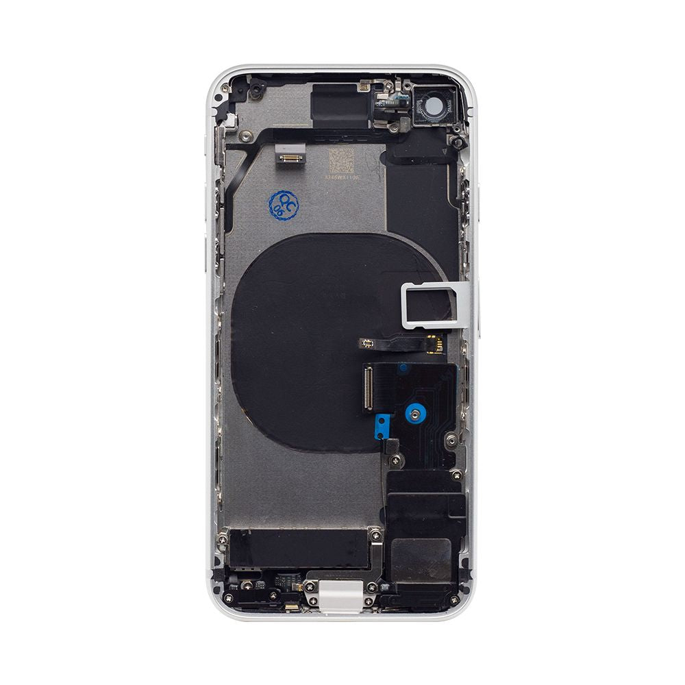 For iPhone 8 Complete Housing Incl All Small Parts Without Battery and Back Camera (White)